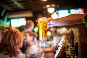 Cerveza de pub irlandés