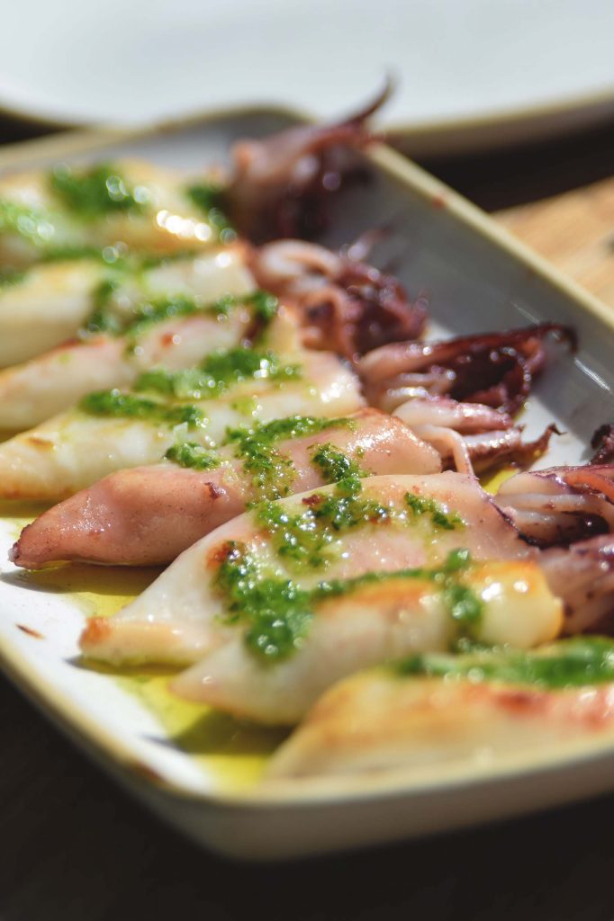 Tapa de calamares restaurante