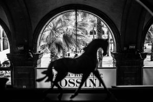 Fachada restaurante italiano Rossini