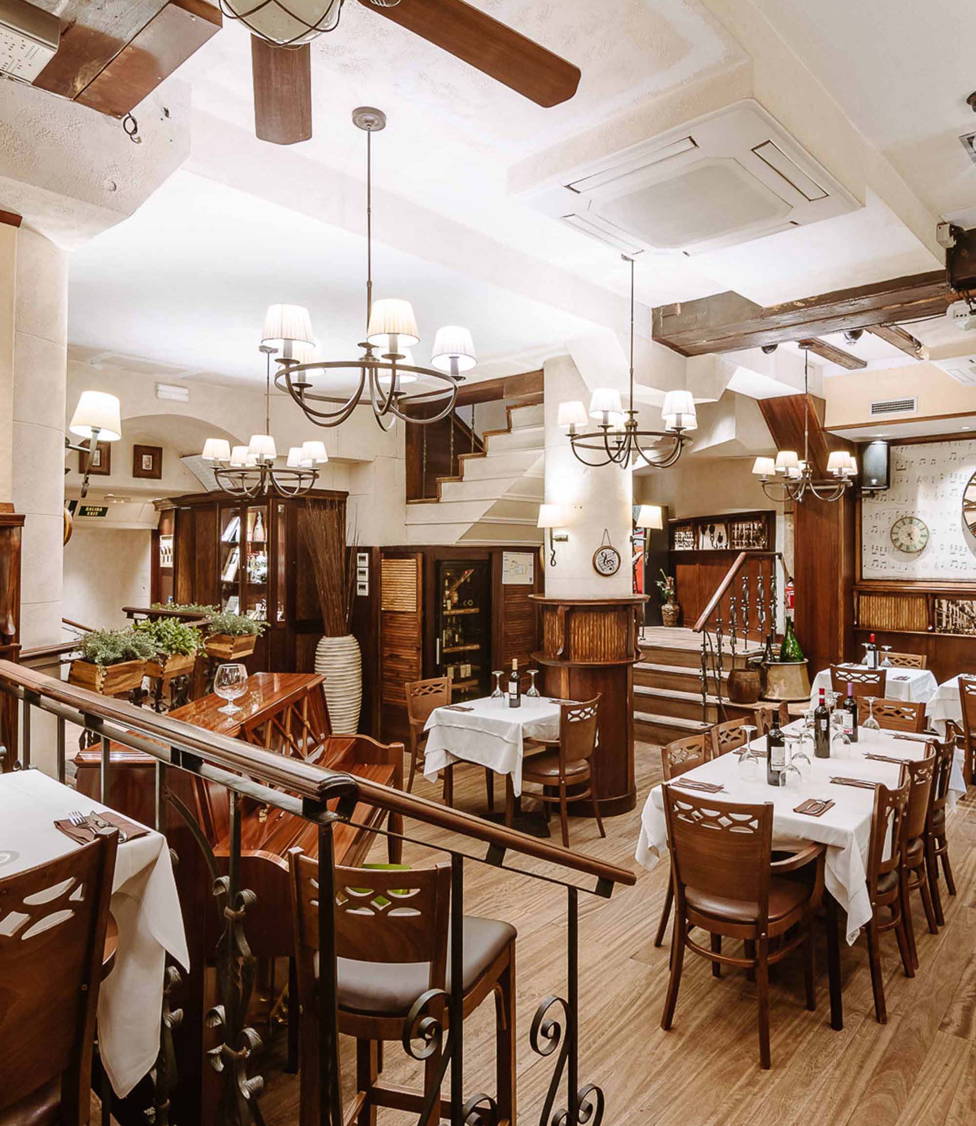 Sala steakhouse restaurante Rossini Barcelona
